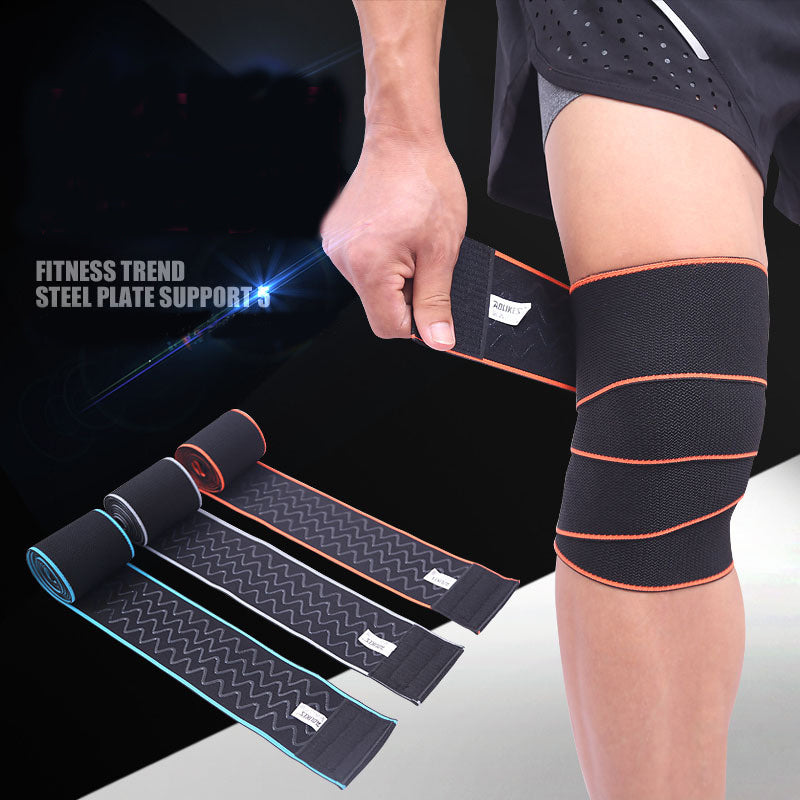 Lifting Knee Wraps Sports Running Basketball Football Wrap Bandage Kneepad