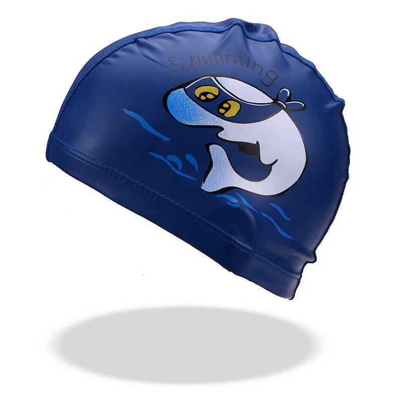 Cartoon cap for swimming