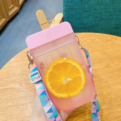 Summer Children's Water Cup Baby Portable Cup Straw