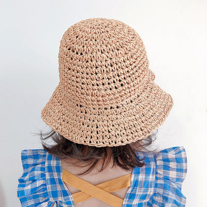 Kids Sunscreen Lace Lace Breathable Bucket Hat