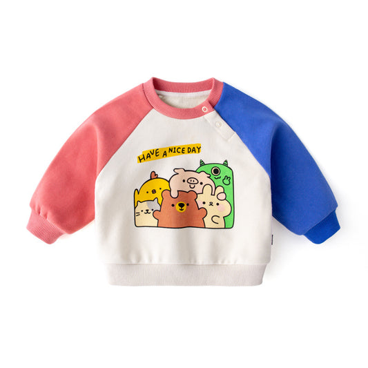 Baby Sweater Spring Style Foreign Children's Bottoming Shirt