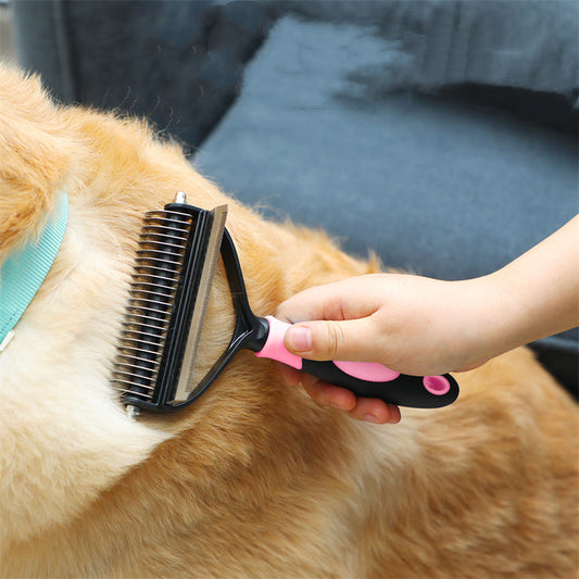 Dog And Cat Dual Purpose Combs For Removing Floating Hair And Dead Knots