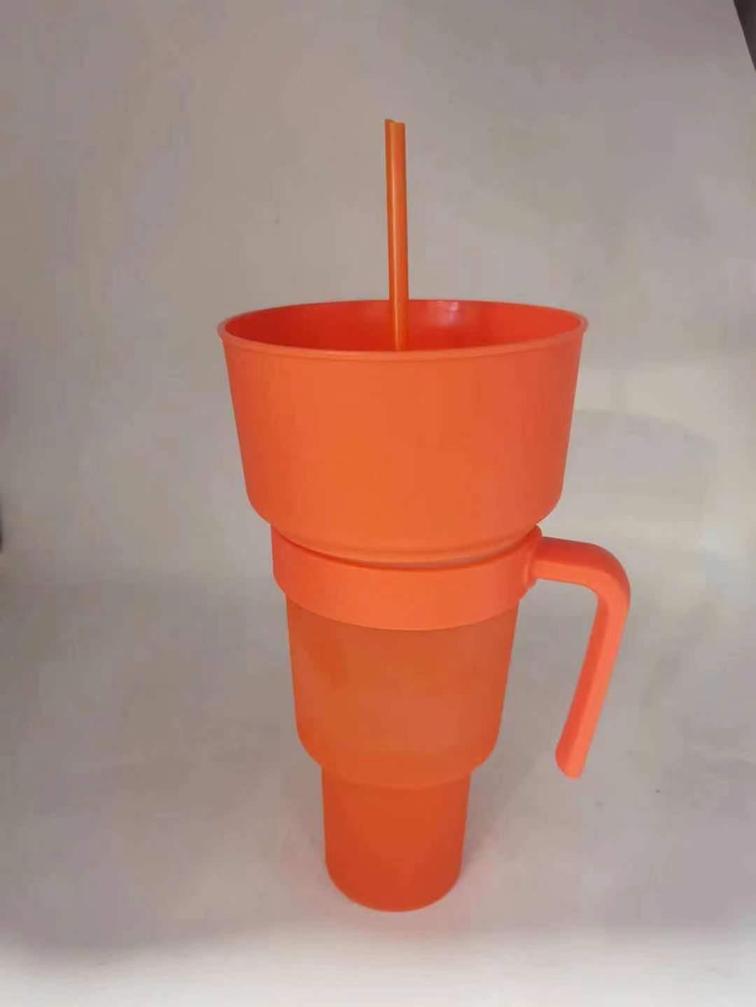 Snack With Handle Straw Cup Kitchen Gadgets